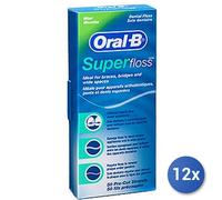 12x Bundle Oral-B Filo Interdentale Super Floss