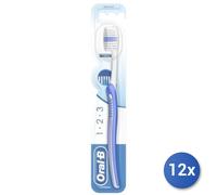 12x Bundle Oral-B Spazzolino 1-2-3 Indicator 35 Medio