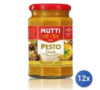 12x Bundle Pesto Mutti Gr 180 Giallo Con Olive