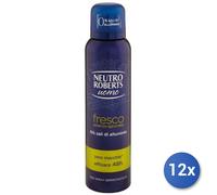 12x Bundle Roberts Deodorante Spray Uomo Fresco Agrumi Z/M 150
