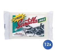 12x Bundle Scintilla Fibra Inox Bianca X 2