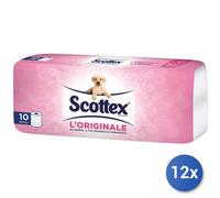 12x Bundle Scottex 10 Rotoli Carta Igienica Maxi Promo