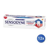 12x Bundle Sensodyne Dentifricio 75 Ml. Sensibilita' & Gengive Made In Italy
