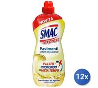 12x Bundle Smac Detersivo pavimenti Agrumi lt. 1