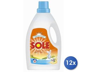 12x Bundle Sole Lavatrice Liquido 16 Lavaggi Lana Talco