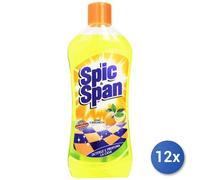 2 pz Spic & Span Detergente Pavimenti CEDRO E BERGAMOTTO Deterge e Profuma 1Lt