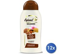 12x Bundle Splend'Or Balsamo Per Capelli 300 Ml. Mandorlo Nutriente