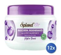 12x Bundle Splendor Maschera Acido Ialurinico Ml 500