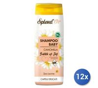 12x Bundle Splend'Or Shampoo 300 Ml. Baby Camomilla