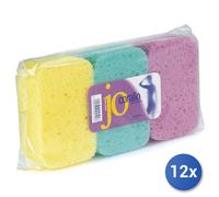 12x Bundle Spugna Bagno 3 Pezzi Corallo 0252