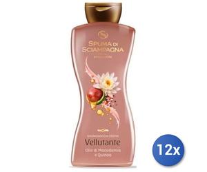 12x Bundle Spuma Di Sciampagna Bagnoschiuma 650 Macadamia