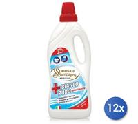 12x Bundle Spuma Di Sciampagna Lavatrice Liquido 16 Lavaggi Biancopuro