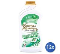 12x Bundle Spuma Di Sciampagna Lavatrice Liquido 16 Lavaggi Fresco