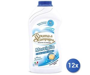 12x Bundle Spuma Di Sciampagna Lavatrice Liquido 16 Lavaggi Marsiglia