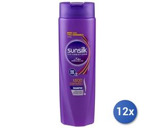 12x Bundle Sunsilk 2 In 1 Shampoo 250 Ml. Liscio Perfetto Made In Italy