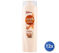 12x Bundle Sunsilk Shampoo 250 Ml. Argan & Mandorle Made In Italy