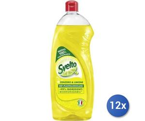 12x Bundle Svelto Piatti 930 Ml. Zenzero & Limone Made In Italy