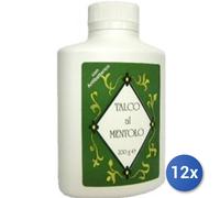 12x Bundle Talco Al Mentolo Barattolo Gr.200