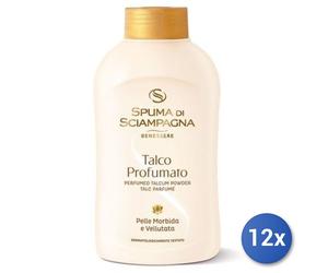 12x Bundle Talco Barattolo 200 Grammi Spuma Di Sciampagna
