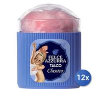 12x Bundle Talco Barattolo 250 Grammi Felce Azzurra Con Piumino