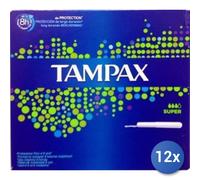 12x Bundle Tampax Super Assorbente Interno 20 Pz