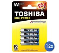 12x Bundle Toshiba X 4 Ministilo Aaa Lr03 Alkaline