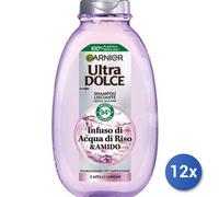 12x Bundle Ultra Dolce Shampoo Acqua Amido Di Riso