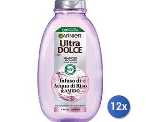 12x Bundle Ultra Dolce Shampoo Acqua Amido Di Riso