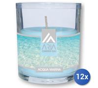 12x Bundle Umbra Candela Vetro Aria 30 OreAcqua Marina