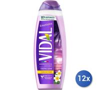 12x Bundle Vidal Bagno 500 Ml. Emotions Fiori Di Tiare' Made In Italy
