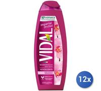 12x Bundle Vidal Bagno 500 Ml. Imperial Orchidea Made In Italy