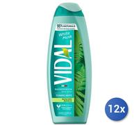 12x Bundle Vidal Bagno 500 Ml. Muschio Bianco Made In Italy