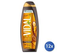 12x Bundle Vidal Bagno 500 Ml. Olio Di Argan Made In Italy