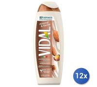 12x Bundle Vidal Doccia 250 Ml. Mandorla & Karite' Made In Italy