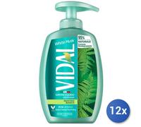 12x Bundle Vidal Sapone 300 Ml. Muschio Bianco Made In Italy