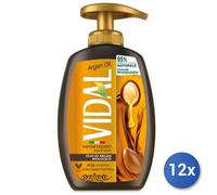 12x Bundle Vidal Sapone 300 Ml. Olio Di Argan Made In Italy