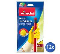 12x Bundle Vileda Guanti Super Universal 9/L Grande