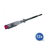 12x Cacciavite Cercafase Maurer Clip In Metallo Mm 190 - Volt 110/500