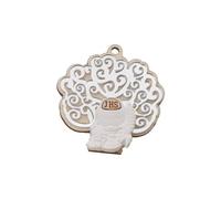 12X Calamita ALBERO plexi ARGENTO e legno e Calice BOMBONIERA COMUNIONE 1AXZ