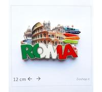12x Calamita Frigo Magnete Souvenir ROMA Monumenti Misti Rome Italy