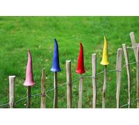 12X Cappello Da Giardino In Ceramica Decorazione Statua Figura Gucker Esterno