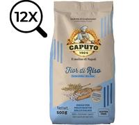 12x Caputo Fior di Riso Farina di Riso Per Dolci e Salati Senza Glutine 12x500gr