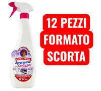 12x Chanteclair Sgrassatore con Candeggina 625 ml FORMATO SCORTA