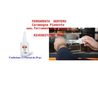 12X Colla istantanea tipo Loctite ATTAK - Beta 9851 20 flacone Conf. 12pzx20 gr