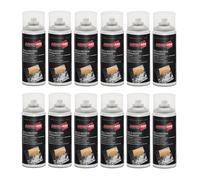 12x Colla Permanente Spray 400 ml Adesivo Multiuso Auto Tessuti Legno Gomma