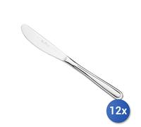 12x Coltelli In Acciaio Inox Da Tavola 'Uno', Argento