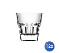 12x Confezione 12 Bicchieri Modello Casablanca Liquore In Vetro Cl 3,7