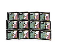 12x COPAG Elite Bridge Bordeaux & Verde Jumbo Mazzi Carte Doppio Mazzo BULK