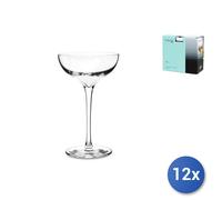 12x Coppe Vetro Trasparente Terroir Per Champagne 18,5Cl