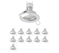 12x cornice da incasso a soffitto FERE rotonda bianco lucido